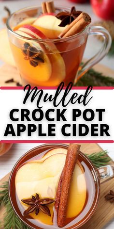 mulled crock pot apple cider recipe