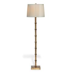 Lauderdale Ivory Floor Lamp-Port 68-PORT-LPBS-127-02-Floor LampsGold-2-France and Son Porcelain Lamps, Bamboo Floor Lamp, Black Buffet, Bamboo Floor, Gold Floor, Lamp Gold, Gold Floor Lamp, Floor Lamps Living Room, Bamboo Design