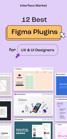 12 Best Figma Plugins for UX UI Designers Ux Design Portfolio, Ux Design Trends, Figma Design, Ux App Design