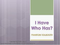 i have who has? by phanon tollebothh, m d