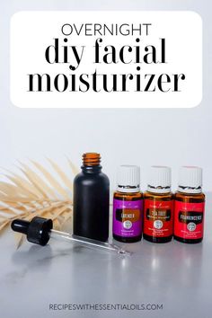 This tried-and-tested DIY Overnight Facial Moisturizer recipe is perfect for all skin types. Use it before bed to lock in hydration while you sleep. It nourishes skin with deep moisture that is easily absorbed. #facialmoisturizer #DIYmoisturizer #essentialoilmoisturizer #essentailoilskinrecipes #essentialoilrecipes Diy Facial Moisturizer, Moisturizer Recipe, Diy Moisturizer, Diy Facial, Young Living Oils, Skin Glow, Facial Moisturizers, Skin Food, Before Bed