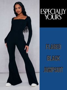 Make a bold fashion statement in this flared black jumpsuit, a one-piece wonder that's both stylish and convenient. African Dress, Black Jumpsuit