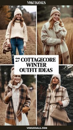 Cabin Outfit Fall, Winter Cottagecore Aesthetic, Winter Outfits Aesthetic Vintage, Winter Cottagecore Outfit, Cottagecore Outfit Ideas, Cabin Outfit, Chic Cabin