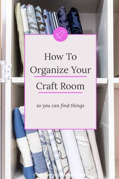 Sewing & Craft Room Organization: 10+ Amazingly Simple Storage Ideas Sewing And Craft Room, Craft Room Storage Ideas, Sewing Craft Room, Craft Room Tables, Room Storage Ideas, Pegboard Storage, Wrapping Paper Storage, Diy Storage Rack