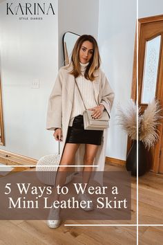 Looking for creative ways to style a mini leather skirt this season? In this post, I’ll show you five unique outfit ideas to wear this edgy yet versatile piece while keeping your look chic and trendy. From pairing it with oversized sweaters for a casual vibe to dressing it up with heels for nights out, these styling tips will help you rock your leather skirt effortlessly. Click now for outfit ideas to make this wardrobe staple work beautifully for you in every season of the year!