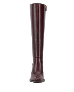 Serenade your wardrobe with sleek style with the Lecheya boot. The smooth leather design features modern western-inspired stitching and a towering block heel that takes any cool weather look to the next level. Narrow Calf Boots, Extra Wide Calf Boots, Modern Western, Cool Weather, Shoes Sandals Heels, Chic Shop, Sleek Style, Wide Calf Boots, Womens Knee High Boots