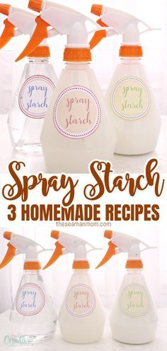 spray starch 3 homemade recipes