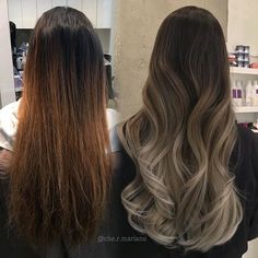 Ash Ombre, Women With Long Hair, Beauty Hairstyles, Hair Done, Pinterest Hair