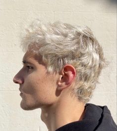 Platunim Blonde Hair Men, Silver Blonde Hair Men, Silver Curly Hair Men, Platinum Blonde Hair Man, Platinum Blonde Man, White Blonde Hair Men, Short Platinum Blonde Hair Men, White Curly Hair Men