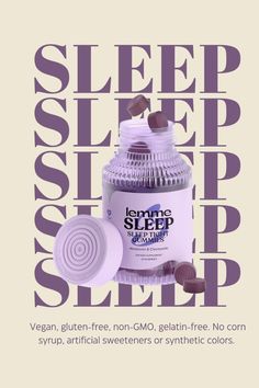 Elderberry, Magnesium, L-Theanine, Chamomile and Lavender, Drug-Free Nighttime Sleep Aid, Vegan, Gluten Free, Gelatin Free, Non GMO Lavender Gummies, Supplements Ads, Beauty Sleep Aesthetic, Pill Packaging Design, Pill Packaging, Sleep Drink, Sleep Supplements, Lavender Perfume