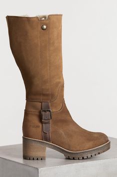 Women’s Major Shearling-Lined Waterproof Suede Boots | Overland Winter Leather Knee-high Boots With Suede Lining, Rugged Mid-calf Boots For Winter, Dry Legs, Waterproof Suede Boots, Waterproof Leather Boots, Leather Buckle, Tall Boots, Suede Boots, Biker Boot