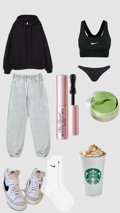 Comfy Outfit For School, Surfergirl Style, Chav Outfits, Comfortable Winter Outfits, Lululemon Outfits, Trendy Outfits For Teens, Cute Lazy Day Outfits, Cute Lazy Outfits, Casual School Outfits