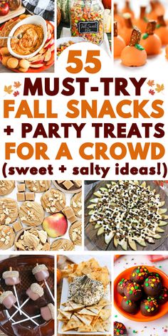 25 must try fall snacks and party treats for a crowd