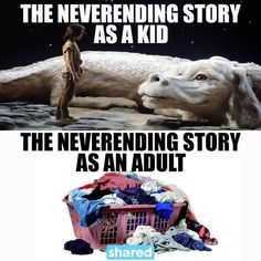 65 Funny Mom Memes That Will Make You Laugh - Momalot Laundry Meme, Mama Meme, The Never Ending Story, Never Ending Story, Laundry Humor, Ending Story, Fraggle Rock, You Had One Job, The Neverending Story