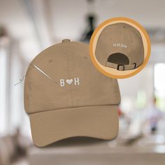 "Check out our Custom Embroidered Couples Hat with Initials and Roman numerals of when you met or your wedding day! It will surely make for a thoughtful, perfectly personalized gift for your girlfriend or boyfriend's birthday, wedding anniversary, wedding gift, Christmas, or Valentine's Day. Click to get yours today!  Embroidery is just so much more appealing than a printed design. It feels much more personal, and that love and care was put into the item than just having a printer mass-produce it. With our custom embroidered hats, you can give your gift the love and care that it deserves. Just submit your and your significant other's initial and the Roman numerals of when you met, and I will send you it embroidered on an aesthetic hat. Makes a great personalized present for a girlfriend, b Aesthetic Hat, Boyfriend's Birthday, Custom Embroidered Hats, Matching Couple Tattoos, Embroidered Initials, Couple Items, Hat Embroidery, Couples Gift, Boyfriend Birthday