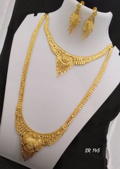 Golden Jewellery, Traditional Wedding Jewellery, Jewel Design, Glamour Jewelry, Long Haram, Rani Haar