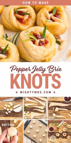 How to Make Pepper Jelly Brie Knots Pepper Jelly Brie, Traditional Bread Recipe, Dip Recipes Appetizers, Brie Appetizer, Party Snacks Easy, Crockpot Soup Recipes, Delicious Appetizer Recipes, Holiday Recipes Christmas, Crescent Roll Dough