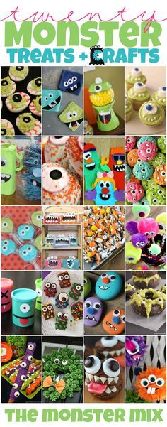 monster treats and crafts for kids to make