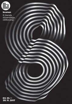 a black and white poster with the letter s in it's center, on top of