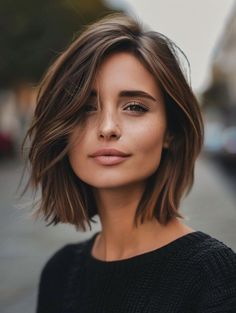 Women Haircut With Bangs, Hair Styles For Short Hair Women, Women's Short Hairstyle, Short Haircuts For Women Shoulder Length, Woman Haircut 2024, Haircut Short Hair Women, Layer Cut For Short Hair Shoulder Length, Medium Womens Haircuts, Women Haircut 2024