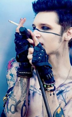 andy biersack band black veil brides fangirl hot sexy tattoos ... Jake Pitts, I Am Human