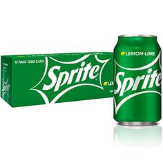 a can of sprite lemon - lime soda next to a box of lemon - lime