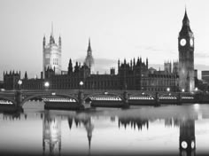 the big ben clock tower towering over the city of london