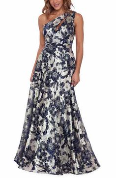 Xscape Beaded Short Sleeve Ruched Gown | Nordstrom Shoulder Wrap, One Shoulder Gown, Sleeveless Gown, Evening Dresses Plus Size, Column Gown, Sophisticated Dress, Gala Dresses, Review Dresses, Flower Dress