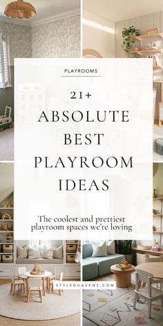 the best playroom ideas for kids and toddlers to help them learn how to play