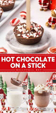 Hot Chocolate on a Stick is not only a fun way to enjoy a rich, creamy mug of hot chocolate but they’re also great for gifting! I make these a few times each Christmas season and keep them in the fridge or freezer so we can enjoy a decadent mug of hot chocolate while watching holiday movies. They’re super easy to prepare and customize with your favorite toppings. Hot Chocolate Sticks, Hot Chocolate On A Stick, Christmas Hot Chocolate Bar, Creamy Hot Chocolate, Diy Hot Chocolate, Oreo Fudge, Hot Chocolate Gifts, Chocolate Sticks, Christmas Food Gifts