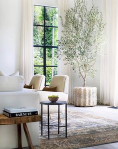 the living room is clean and ready to be used as a place for reading or relaxing