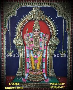 an image of lord ganesha on display