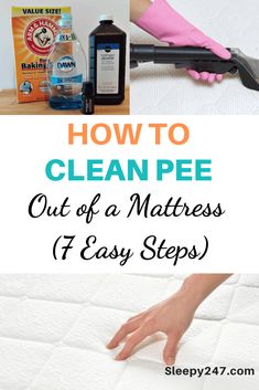 how to clean pee out of mattresses and easy steps for cleaning the mattress top