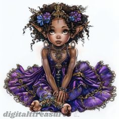 "Enchanted Realms: African American Fairy Gnomes Clipart" invites you into a world of magic and diversity with its 20-piece collection, beautifully blending the charm of fairy tales with the rich cultural heritage of African American identity. This unique set features watercolor princess gnomes, each meticulously designed to reflect beauty, strength, and grace in a variety of vibrant scenes and settings. What You'll Discover in 'Enchanted Realms': 20 Diverse Princess Gnome Designs: Each clipart African American Fairy, Gnome Designs, Gnomes Clipart, African American Culture, American Princess, Powerful Art, Digital Art Design, Watercolor Techniques, Cultural Heritage