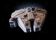 Millennium Falcon Black background Millenium Falcon Cake, Star Wars Cake Ideas, Cakes With Icing, Lego Invitations