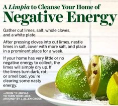 Cleaning Negative Energy Home, Lime Protection Spell, How To Spiritually Cleanse Your House, Get Rid Of Negative Energy, Negative Energy Cleanse, Georgetown Texas, House Cleansing, Good Luck Spells, Witch Spirituality