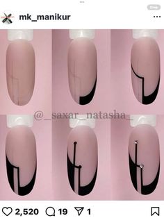 Gel Nails Shape, Nail Art Courses, Nail Extensions Acrylic, Unghie Nail Art, Nail Salon Design