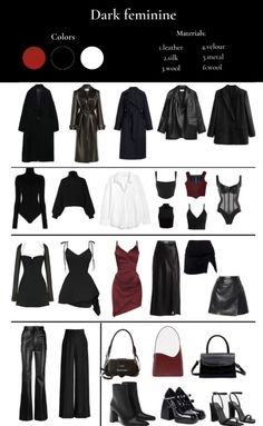 Feminine Capsule Wardrobe, Dark Feminine Style, Mode Shoes, 사진 촬영 포즈, Clothes And Shoes, Looks Black, Mode Inspo, Looks Chic