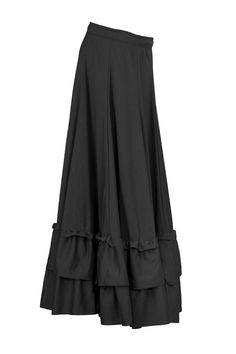 PRICES MAY VARY. Embody the spirit of the Flamenco with this paneled flamenco skirt Features a 1 Must be individually hand washed in cold water Colors may bleed if washed in a washing machine Pull-on waistband Two rows of ruffles Embody the spirit of the Flamenco with this BalTogs flamenco skirt! Flowy Black Skirt, Long Ruffle Skirt, Flamenco Skirt, Wool Sweaters Womens, Hippie Skirts, Black Maxi Skirt, Dance Skirt, Floor Length Skirt, Water Colors