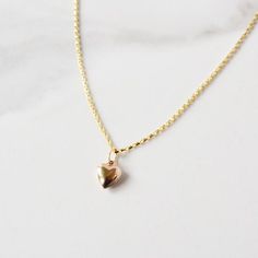 Heart of Gold Necklace, Valentines Jewelry Gift, Gold Charm Necklace, Delicate Layering Necklace, He 14k Gold-filled Heart Necklace With Heart Charm, Dainty 14k Gold Charm Necklace With Heart Charm, Dainty Charm Necklace With Box Chain For Gift, Gold Heart Necklace With Box Chain, Everyday Double Heart 14k Gold Charm Necklace, Everyday 14k Gold Double Heart Charm Necklace, Valentine's Day Heart Pendant Necklace With Box Chain, Everyday 14k Rose Gold Heart Necklace, Everyday Rose Gold 14k Heart Necklace