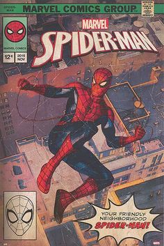 the cover to spider - man comic book