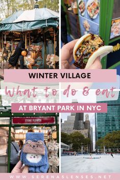 winter village what to do and eat at bryant park in nyc, new york city