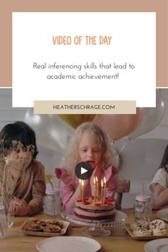 three children sitting at a table with a birthday cake and candles in front of them