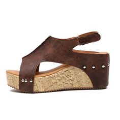 Experience comfort and style with these Comfy Wedge Sandals, designed to look trendy while giving you the support. With a chic ankle strap and soft suede, these versatile leather sandals will become your go-to wedges this season! Highlights: Heel Height: High (5 cm-8 cm) Platform Height: 3 to 5 cm Slip-on | Flat Heel Sandals Heel Type: Wedge Great Indoors and Outdoors Size Chart: US 5 6 7 8 9 10 11 12 UK 2 3 4.5 5.5 7 8 9.5 9.5 EU 35 36 37.5 38.5 40 41 42.5 43 cm 22.2 23 23.8 24.7 25.5 26.4 27.2 Comfy Wedges Sandals, Comfortable Wedges Sandals, Peep Toe Wedge Sandals, Brown Wedge Sandals, Comfortable Wedges, Comfy Sandals, Wedges Sandals, Leather Wedge Sandals, Leather Wedges