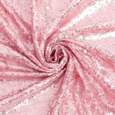 10 yards GLITZ Sequins Fabric Bolt - Pink - CV Linens Chair Back Covers, Pew Bows, Chair Bands, Glitter Texture, Sequin Tablecloth, Head Tables, Table Overlays, Sequins Fabric, Bouquet Wrap