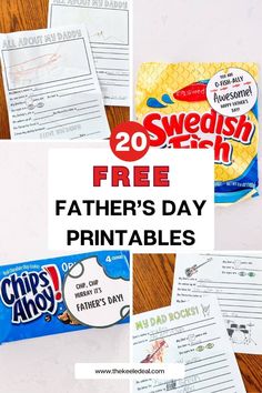 Find so many fun Free Printable Father's Day gift ideas including several Father's Day Questionnaires (Interviews), a coupon book, Dad joke teller and more. Fathers Day Questionnaire, Fathers Day Jokes, Coupon Books, Fathers Day Poems, Printable Gifts, Fathers Day Coloring Page, Father's Day Activities, Father's Day Printable