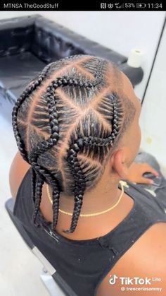 Men Cornrow Ideas, 4 Stitch Braids Hairstyles For Black Women, Canerows Hairstyles Men, Men 4 Braids, Men Short Hair Braids Hairstyles, Feed In Braids Men, Corn Row Designs For Men, Straight Back Braids For Men, Guy Cornrows Braids