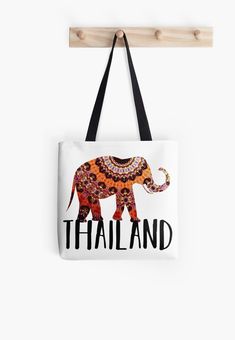 Soft polyester canvas shopping bag with edge-to-edge print on both sides. Fully lined for extra strength. Three sizes to choose from. This is a perfect souvenir for anyone who loves to travel and has visited or plan to visit Thailand. Make sure to take this gift on your next trip to Bangkok, Pattaya or Chiang Mai. Souvenirs From Thailand, Thailand Souvenirs, Bangkok Pattaya, Thai Design, Thailand Trip, Korat, Visit Thailand, Souvenir Shop, Canvas Shopping Bag