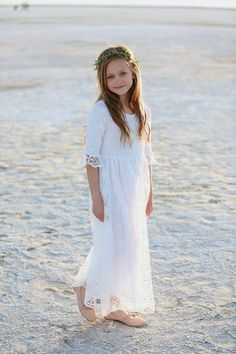 Jane Eyre White Full Length Dress – Woodmouse And Thistle Girls First Communion Dresses, Girls Baptism Dress, Baptism Dresses, Lds Baptism, Girls White Dress, Sew Simple, Baptism Ideas, First Communion Dresses, Baptism Dress