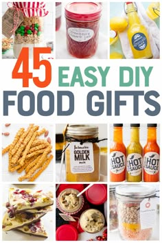 the top 25 easy diy food gifts